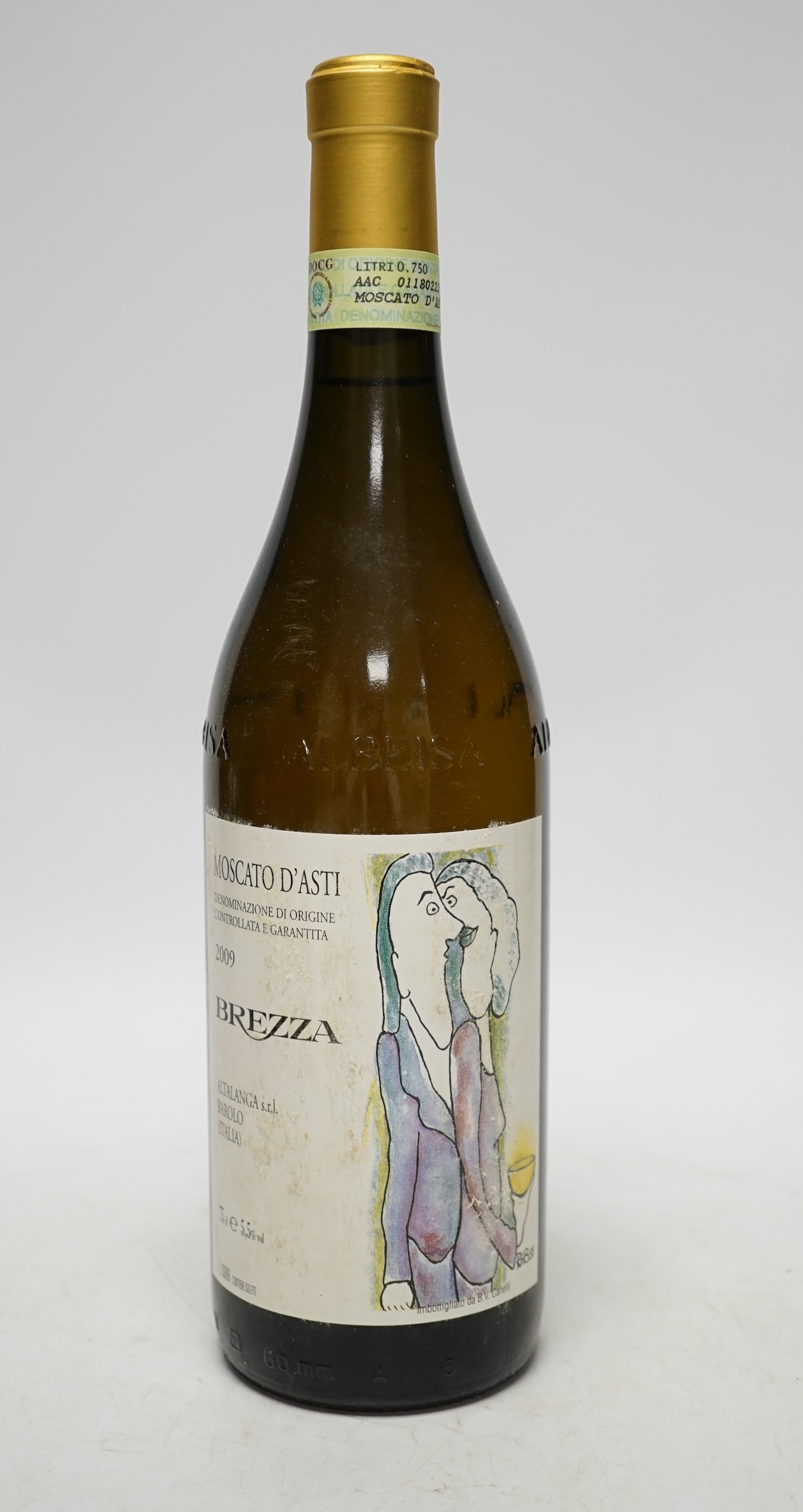 Eighteen bottles of Moscato D’Asti Brazzaville 2009